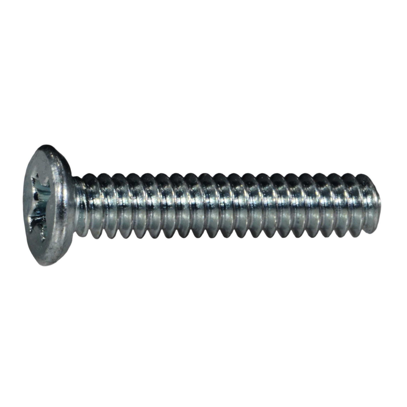 #6-32 x 3/4″ Zinc Phillips Flat Undercut Head Machine Screws (25 pcs.)