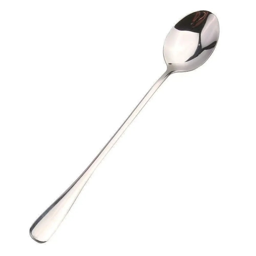 6- Pack Soup Spoons Round Stainless Steel Bouillon Spoon