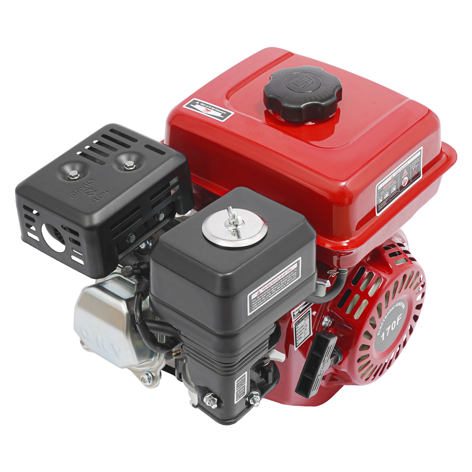 4-Stroke 7.5HP Gasoline Engine Pull Start Gasoline Engine Single Cylinder Engine