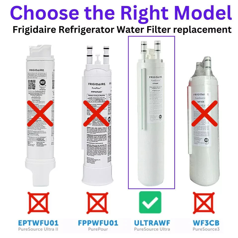 2 Pack ULTRAWF Frigidaire Ultra PureSource Refrigerator Water Filter New US
