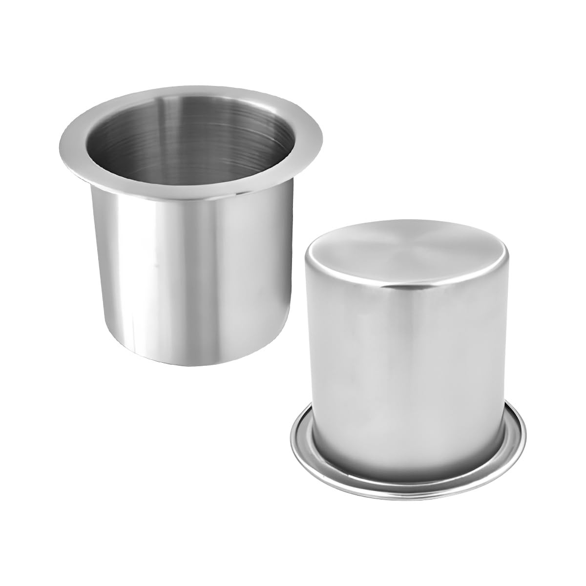 Drop-in Car Cup Drink Holder, 2PCS 3.43 Inch Stainless Steel Poker Table Wate…