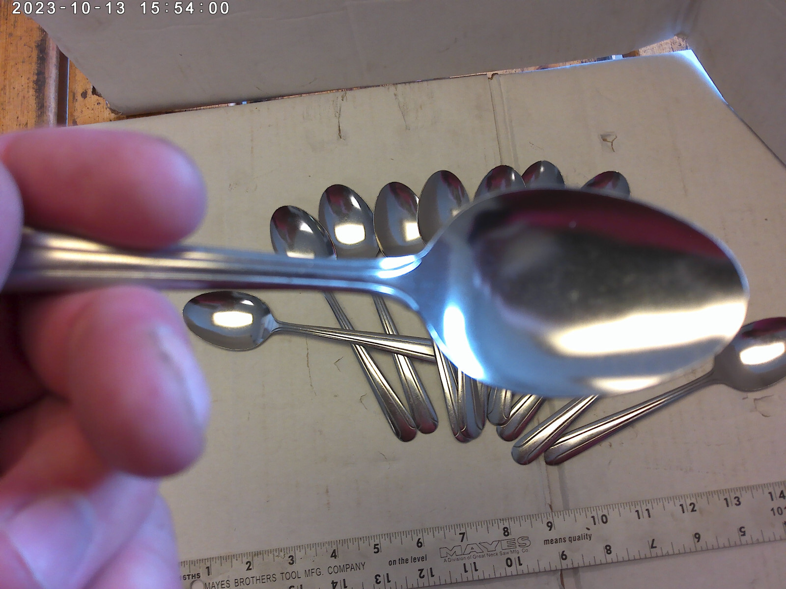 Stainless steel dinner spoon Durable Heavy Weight Stainless (Pack of 12) NEW