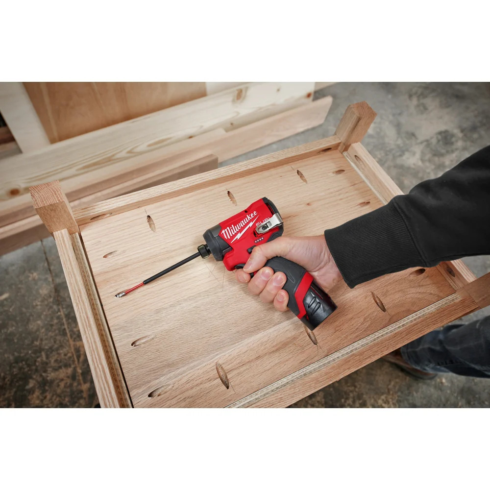 Milwaukee 3453-80 M12 FUEL 12V 1/4″ Hex Impact Driver – Bare Tool – Recon