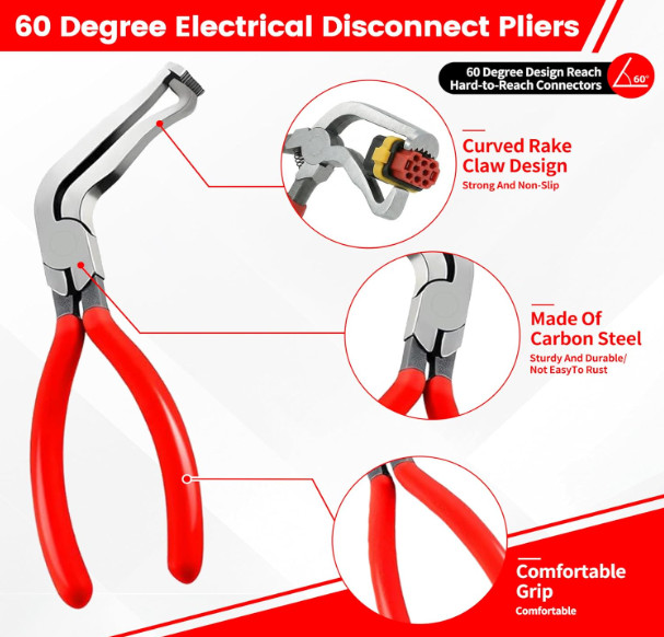 5Pcs Automotive Electrical Disconnect Pliers Kit
