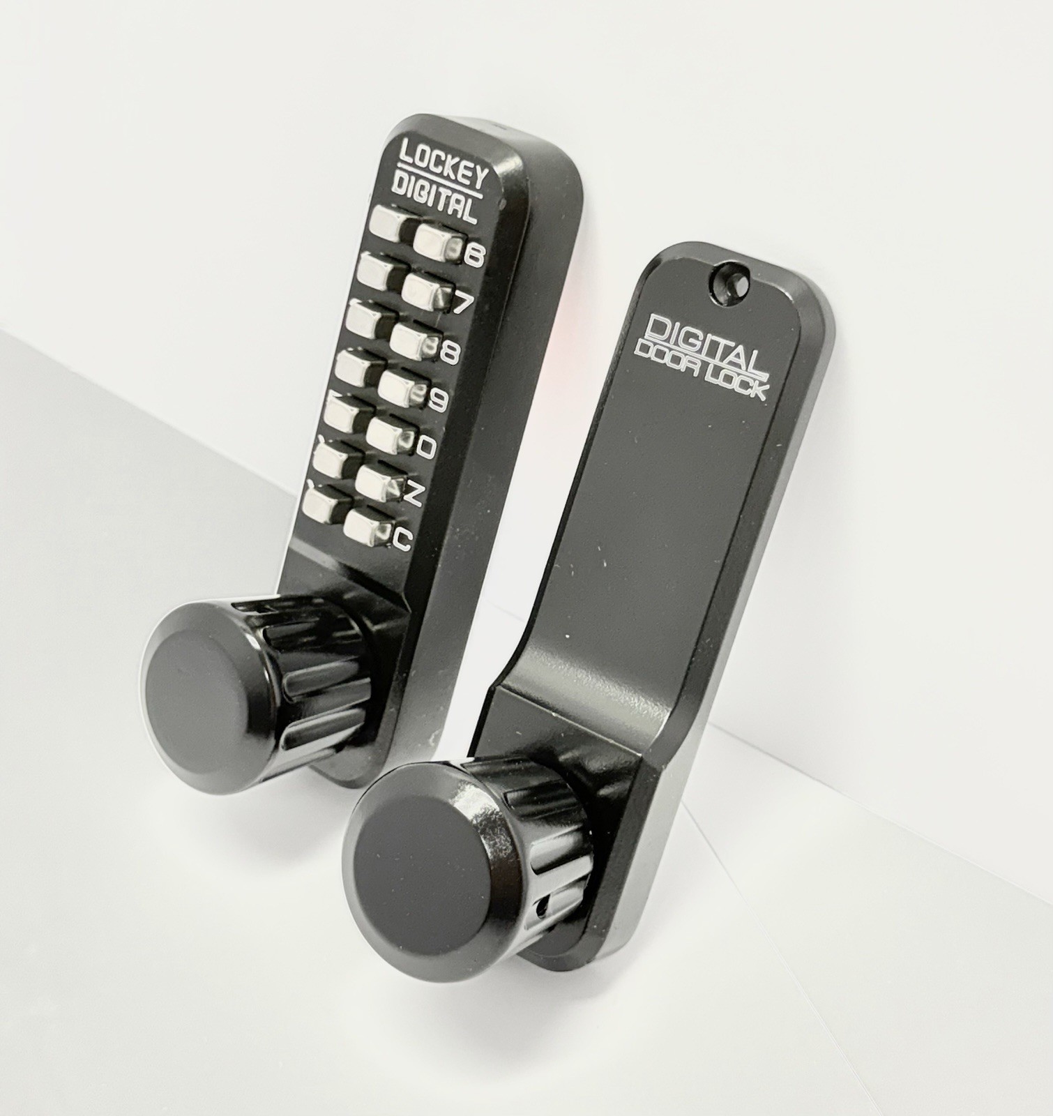 Lockey 2830JB/MG 2000 Series Keyless Entry Single Combination Knob Set – Black