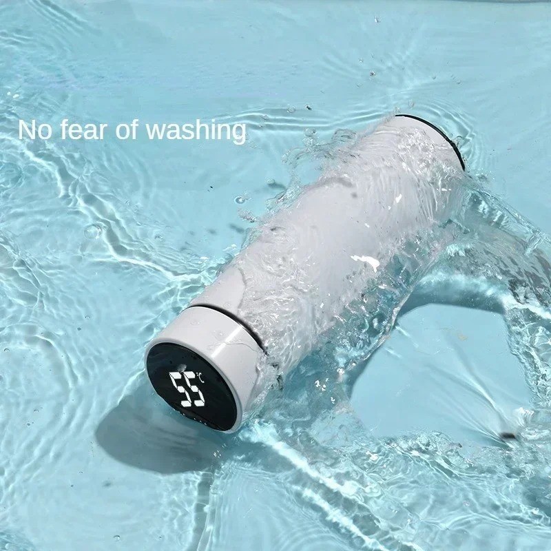 500ml Smart Thermos Bottle Stainless Steel Vacuum Flask LED Temperature Cup