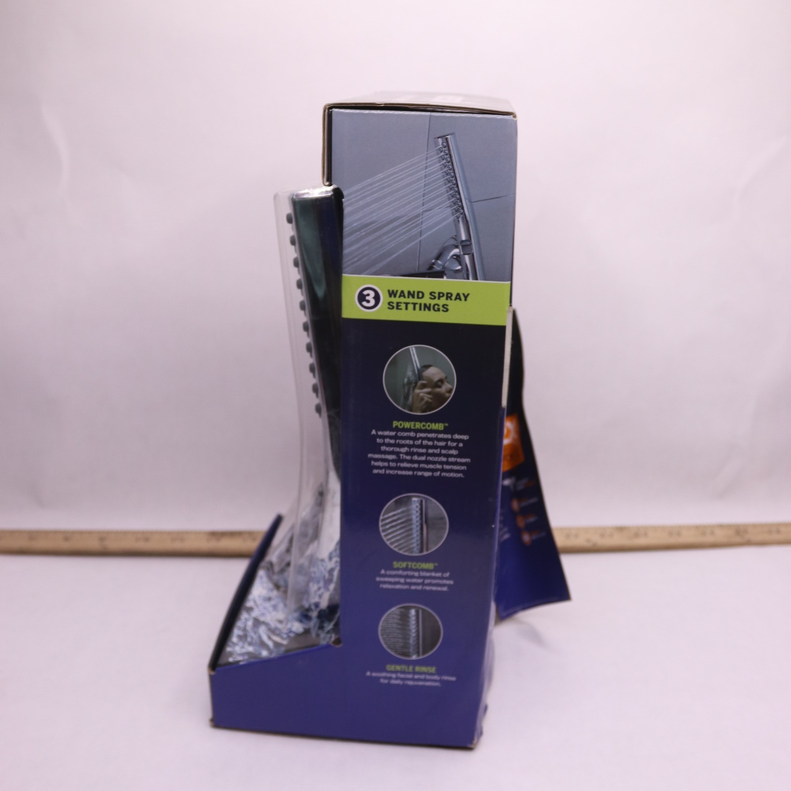 Waterpik Handheld 12-Spray Dual Showerhead Chrome 1.7-2gpm 5″ Diameter