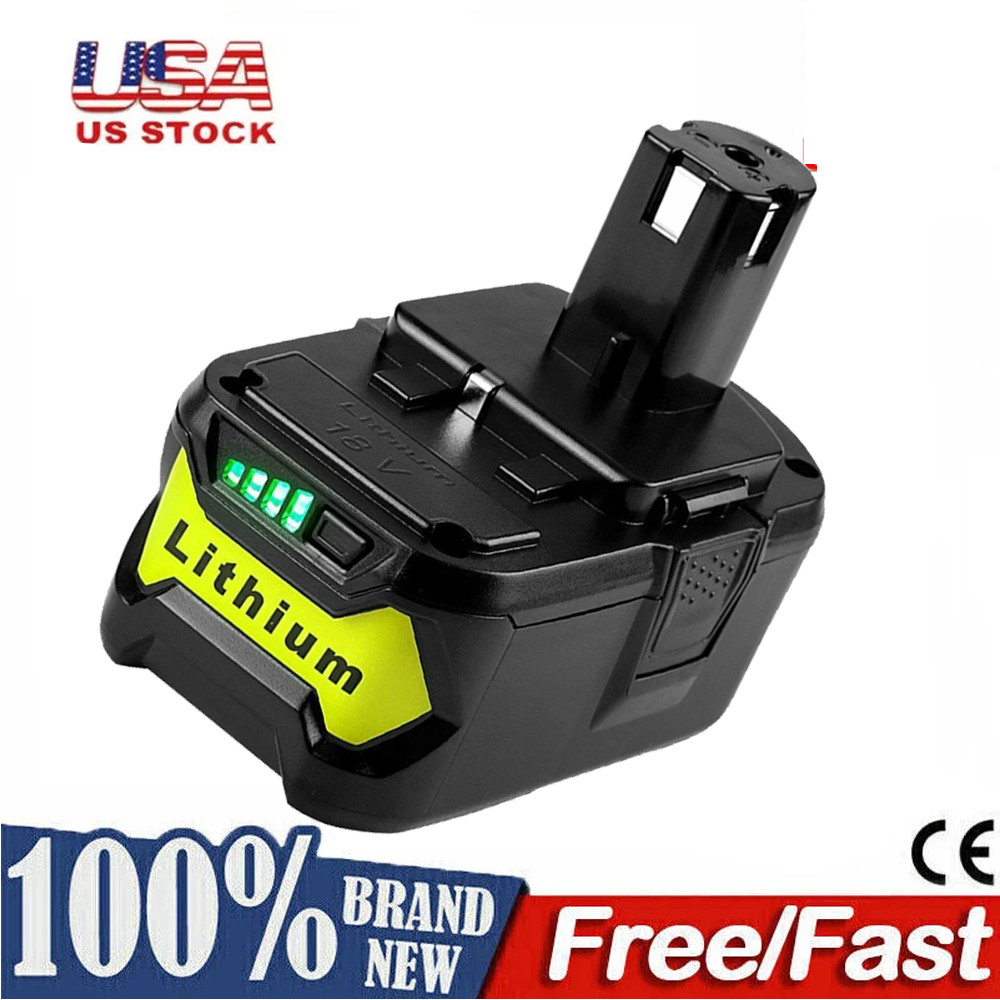 5.0Ah 18V Battery P108 One Plus For RYOBI 18 Volt High Capacity Lithium-Ion New