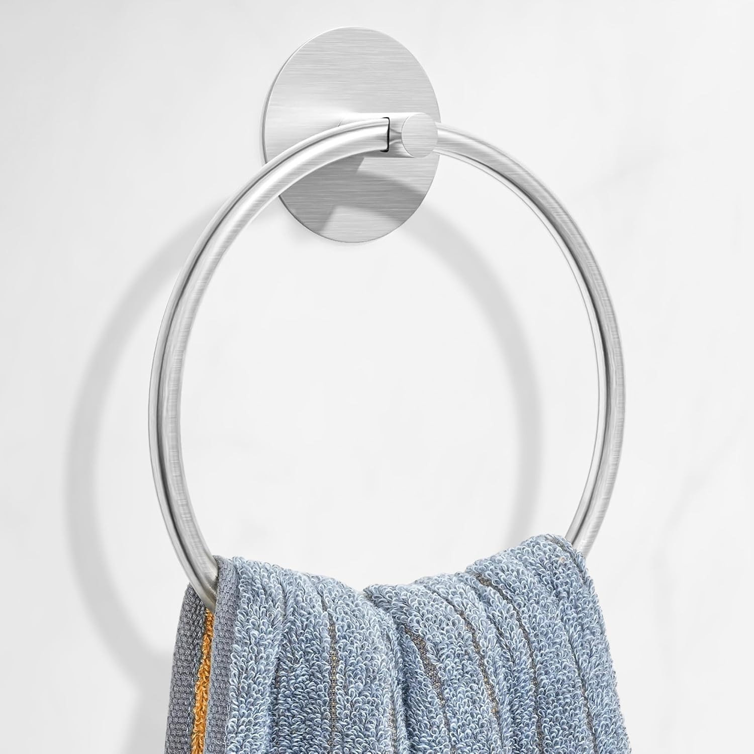Nickel Brushed Bathroom Towel Ring – Stainless Steel Bathroom Towel Rack