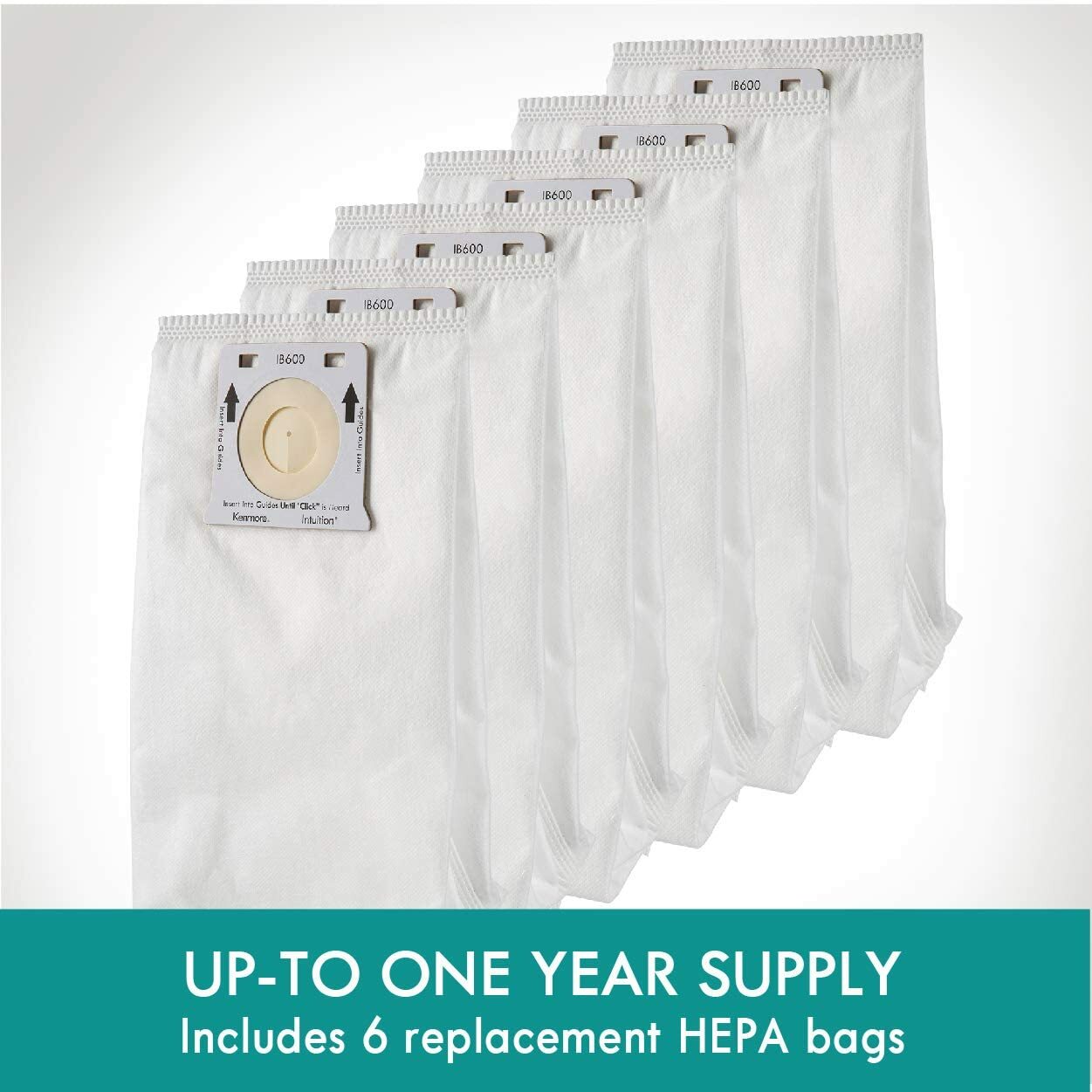 Kenmore Intuition BU4022 Upright vacuum HEPA filter bags IB600 Type–6 bags