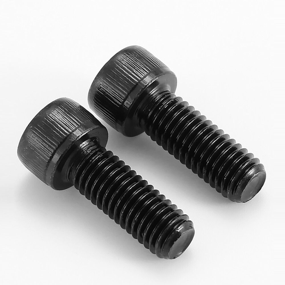 High Tensile 12.9 Cap Head Allen Bolts M4 (4mm) Self Colour Black Socket Screws