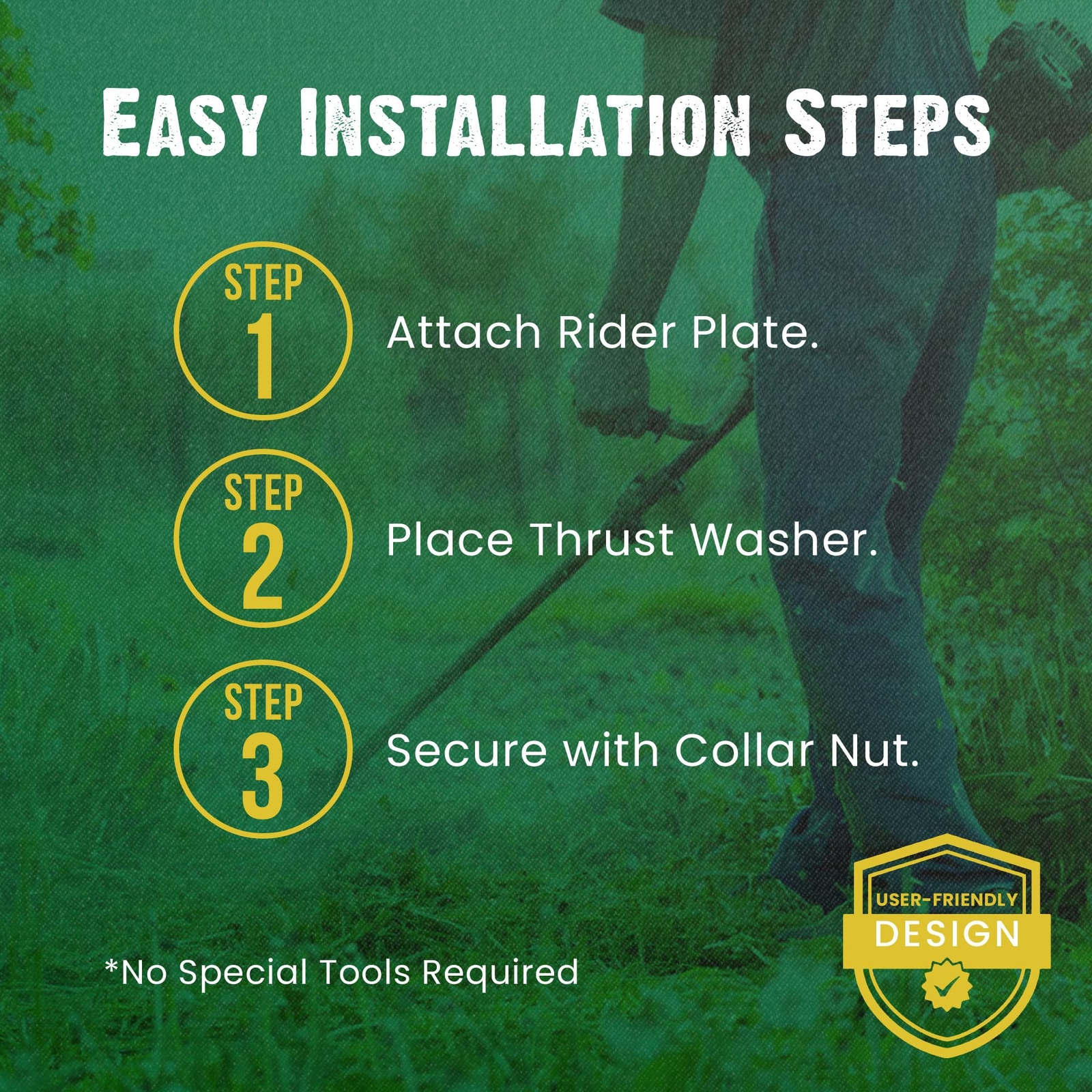 FORESTER Brush Cutter Trimmer Head Conversion Kit Compatible with Echo Models…