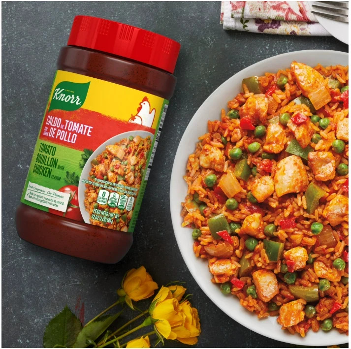 Knorr Granulated Tomato with Chicken Flavor Bouillon Powder, 32 Oz Jar