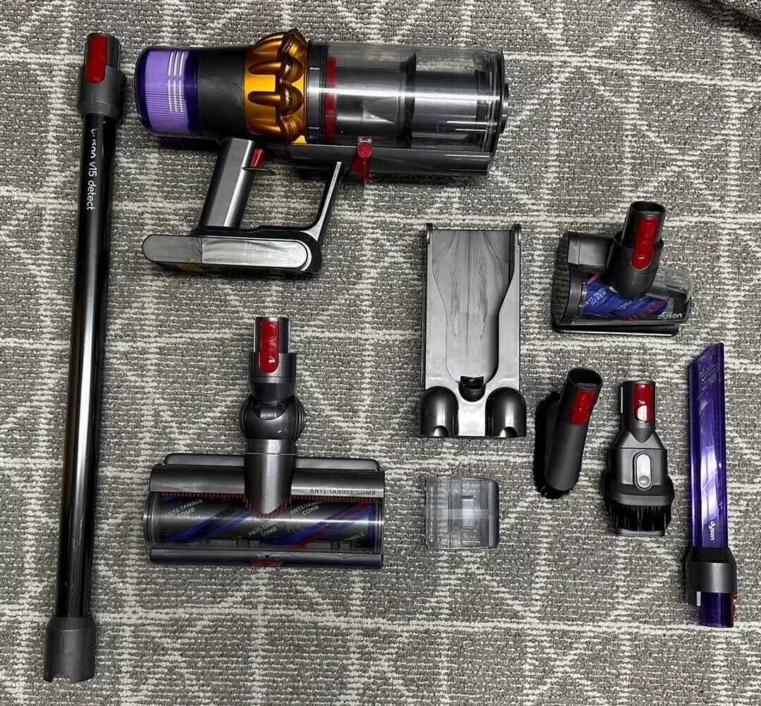 Dyson V15 Detect Cordless Stick Vacuum Cleaner – SV22- Yellow/Nickel