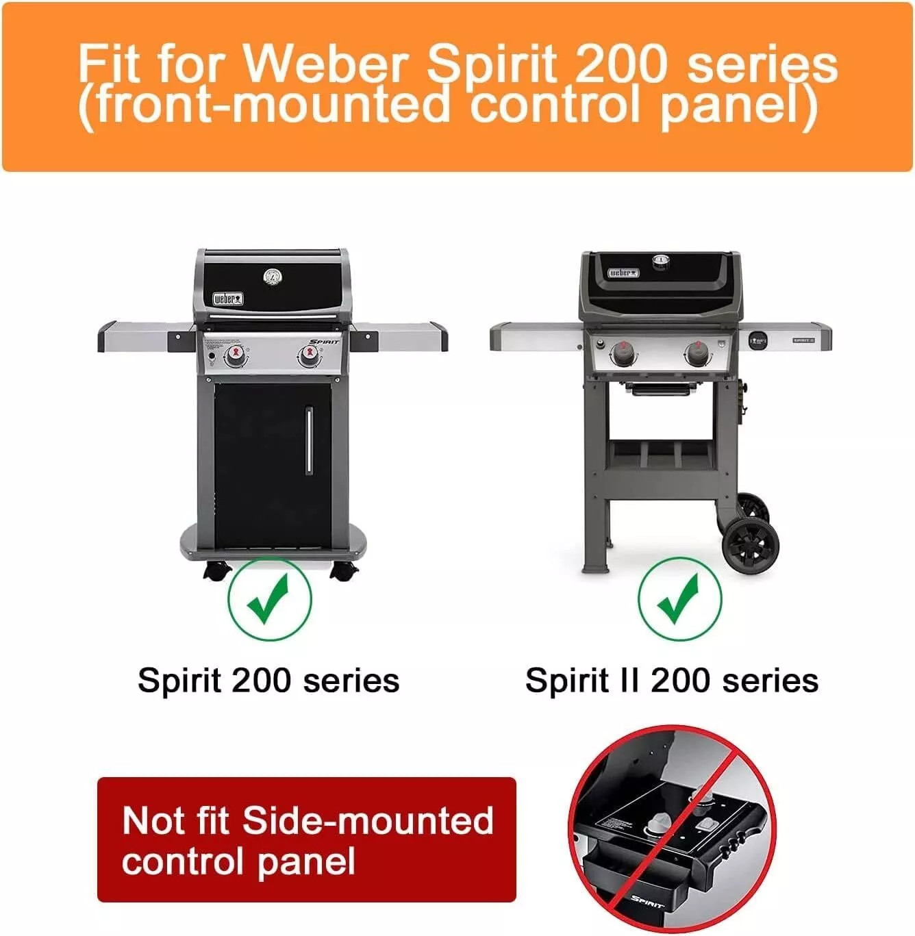 For Weber Spirit I & II 200 Grill Parts 7635 Flavorizer Bars 69785 Grill Burner