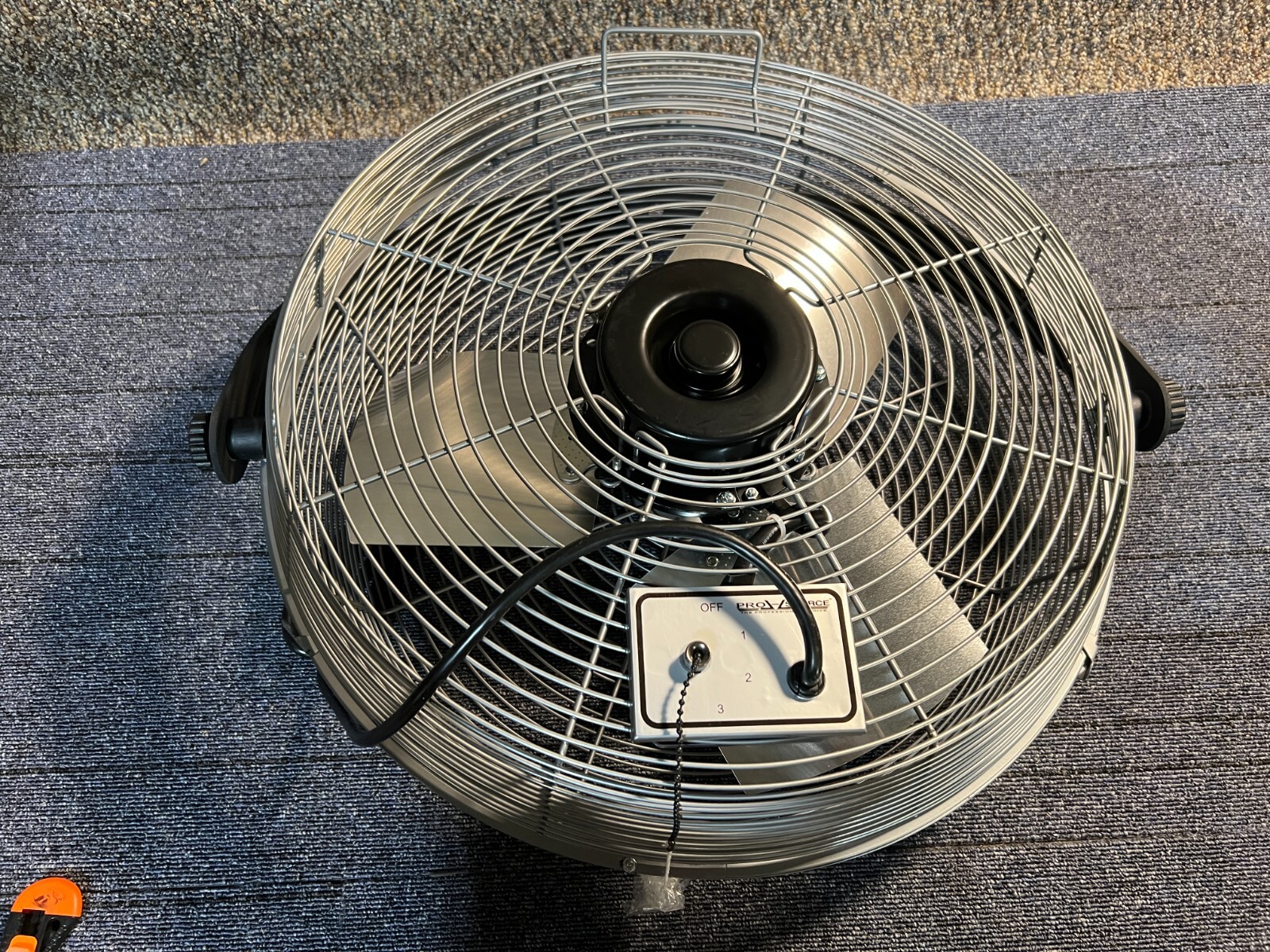 PRO-SOURCE Industrial Circulation Fan 18″ Dia 5,750 CFM 38838264 1 Phase 3 Spd