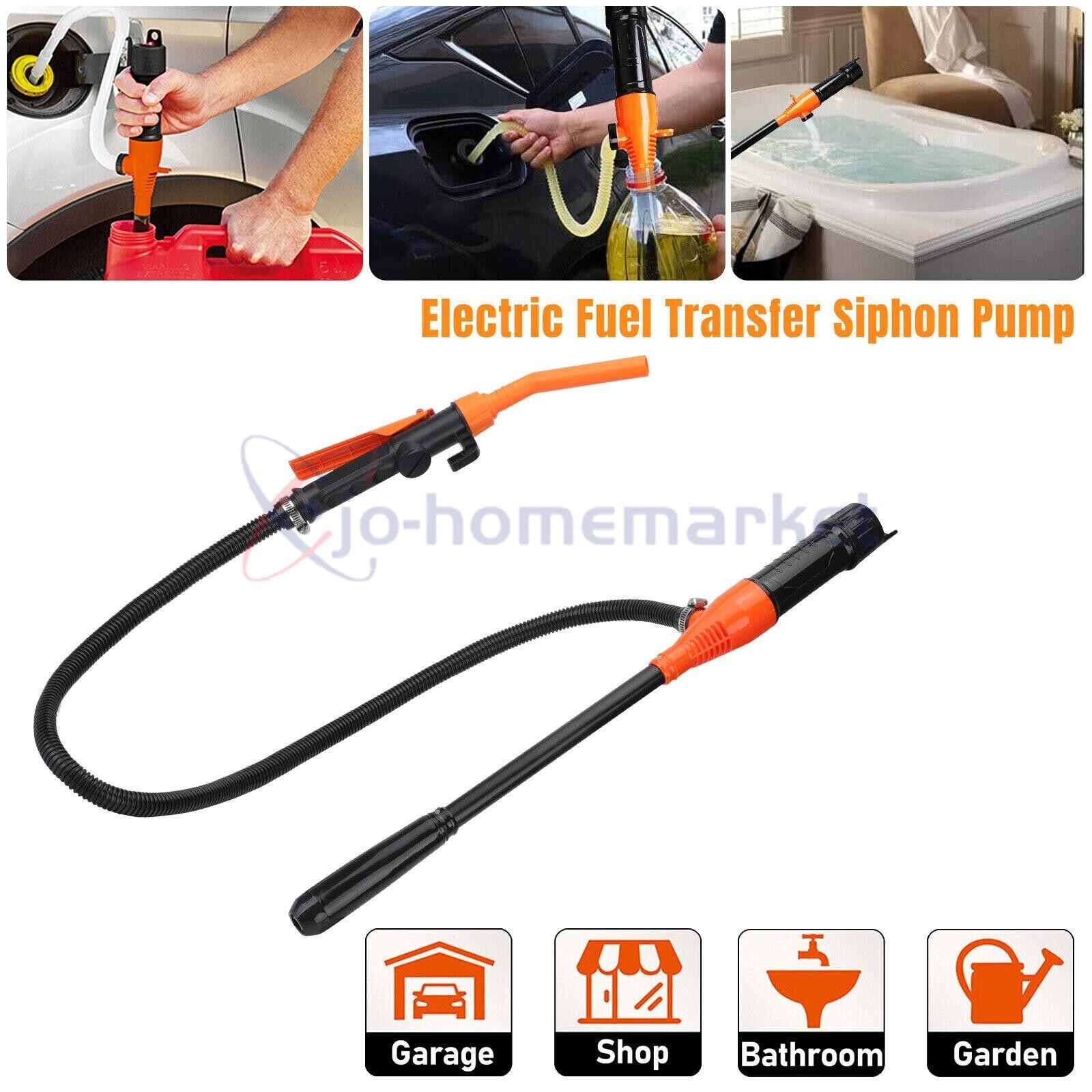 Battery Powered Electric Fuel Transfer Pump Portable Gas Oil Liquid Pump