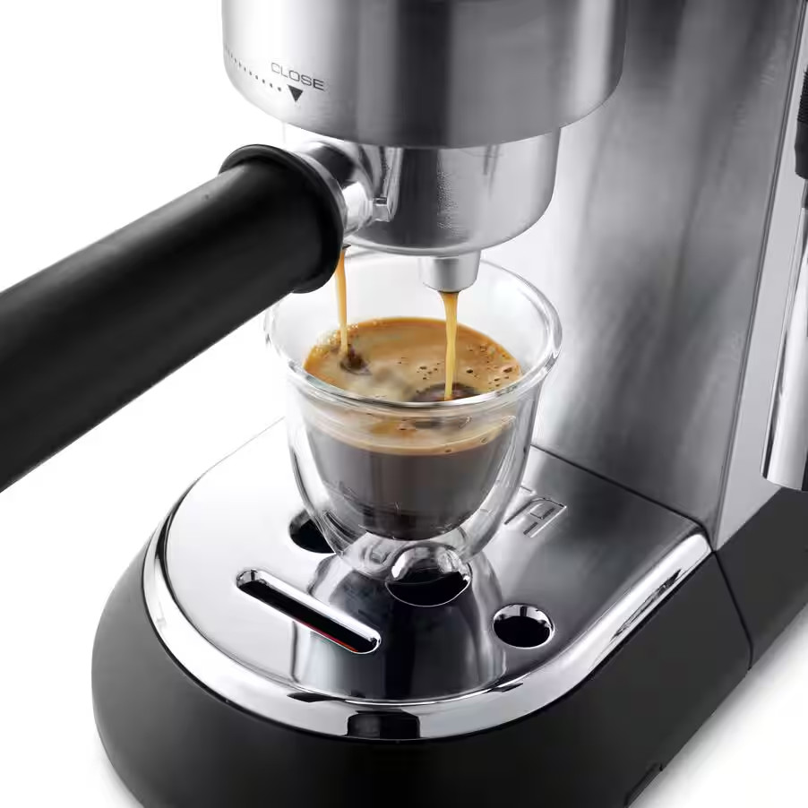 Delonghi EC685M Dedica Automatic Espresso Cappuccino Maker Machine 35oz Metallic