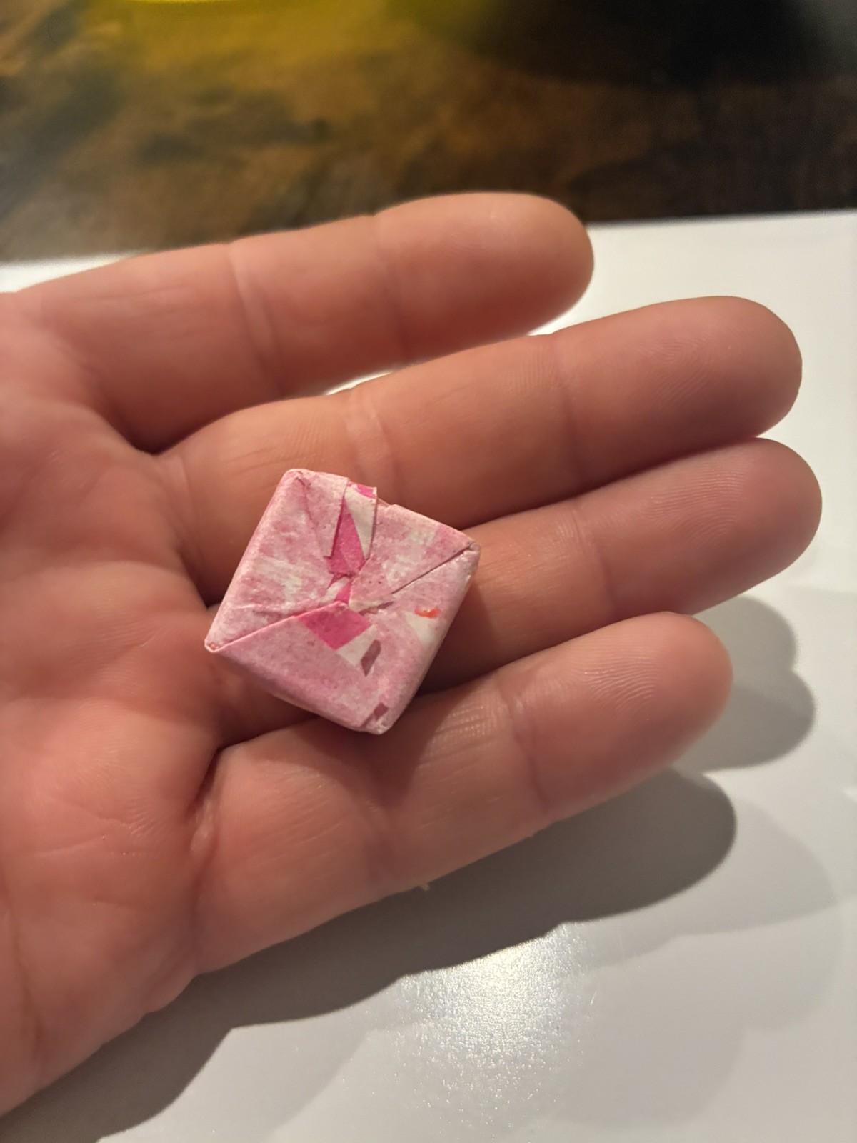 Extremely Rare Starburst Manufacturing Defect Never Opened inside out wrapper