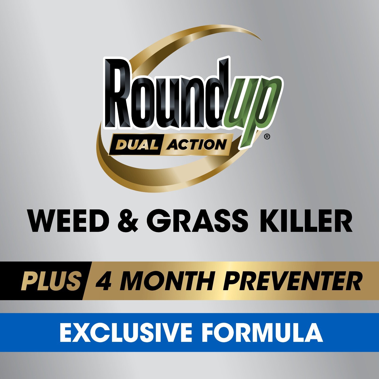 Roundup Dual Action Weed and Grass Killer Plus 4 Month Preventer, 1 gal.