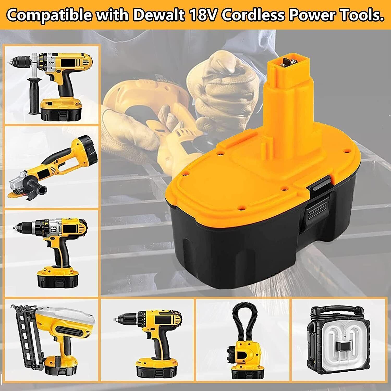 2Pack 18V XRP Battery for DEWALT DC9096-2 DW9095 DW9096 DC9098 DC9099 Cordless