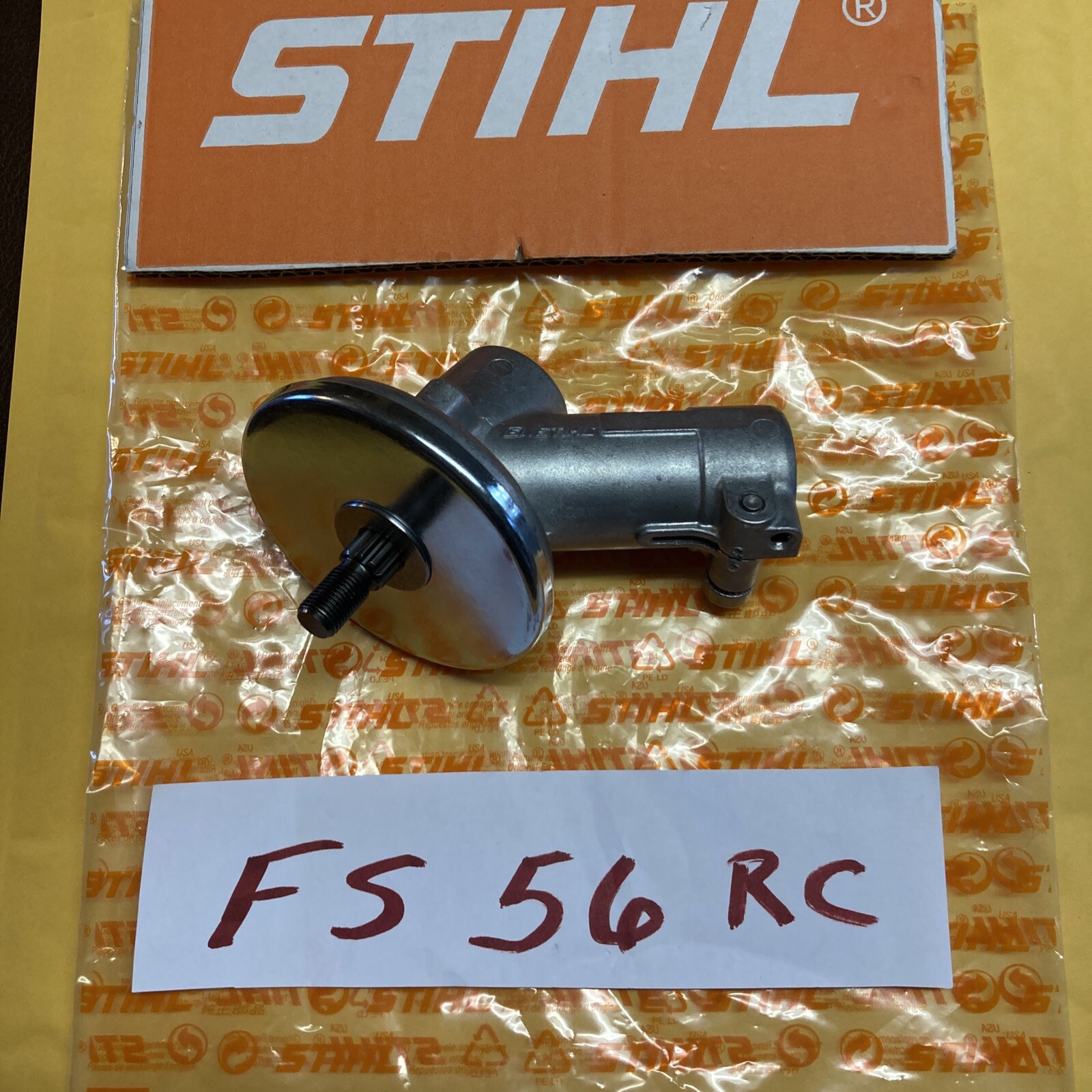 NEW Genuine OEM STIHL FS 56 RC Trimmer Gearbox Gear Head Assembly