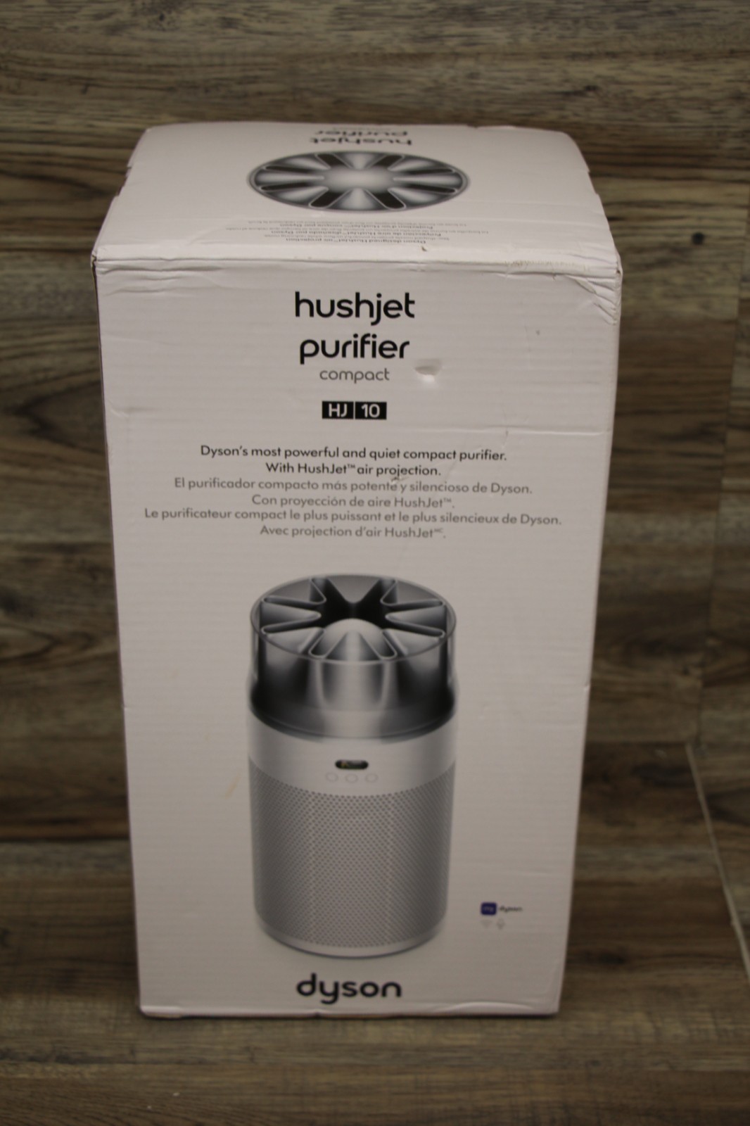 Dyson HushJet™ Purifier Compact HJ10 Silver And White