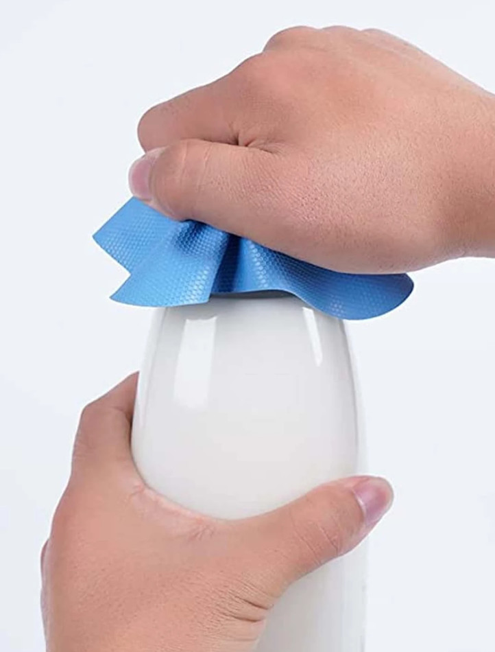 1 pc Square Rubber Anti-Slip Jar Opener – Easy Grip Kitchen Tool