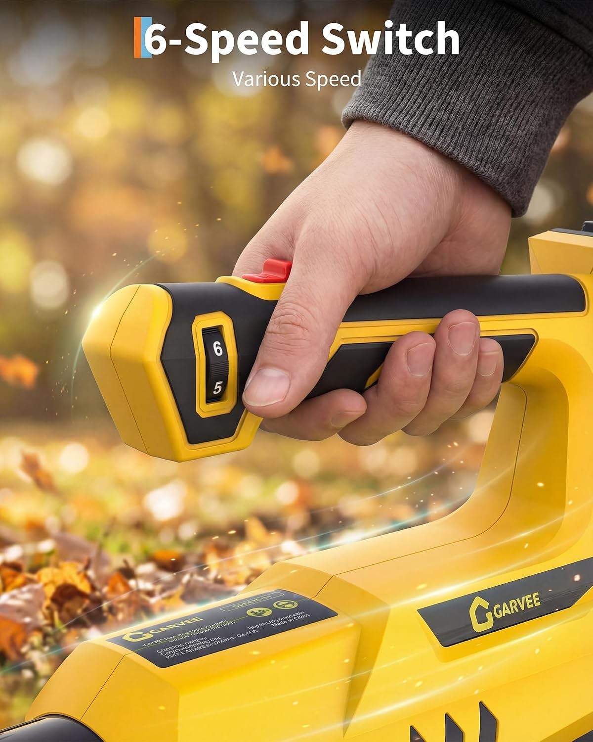 550CFM Cordless Leaf Blower 21V 150MPH Battery Powered Handheld Blower + Charger