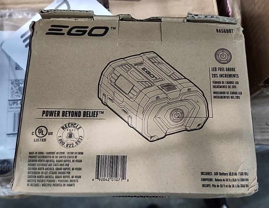 EGO Power+ BA5600T 56V 10.0Ah ARC Lithium Battery 560Wh Fuel Gauge Genuine New