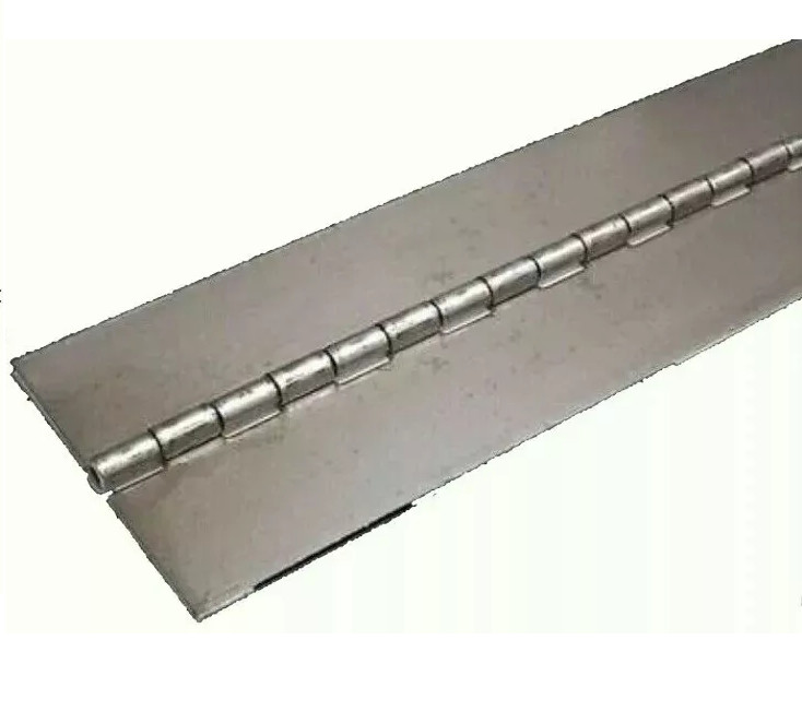 Weldable Piano Hinge 3″ x 72 Inch No Holes Steel Finish 0.09″ Continuous NEW