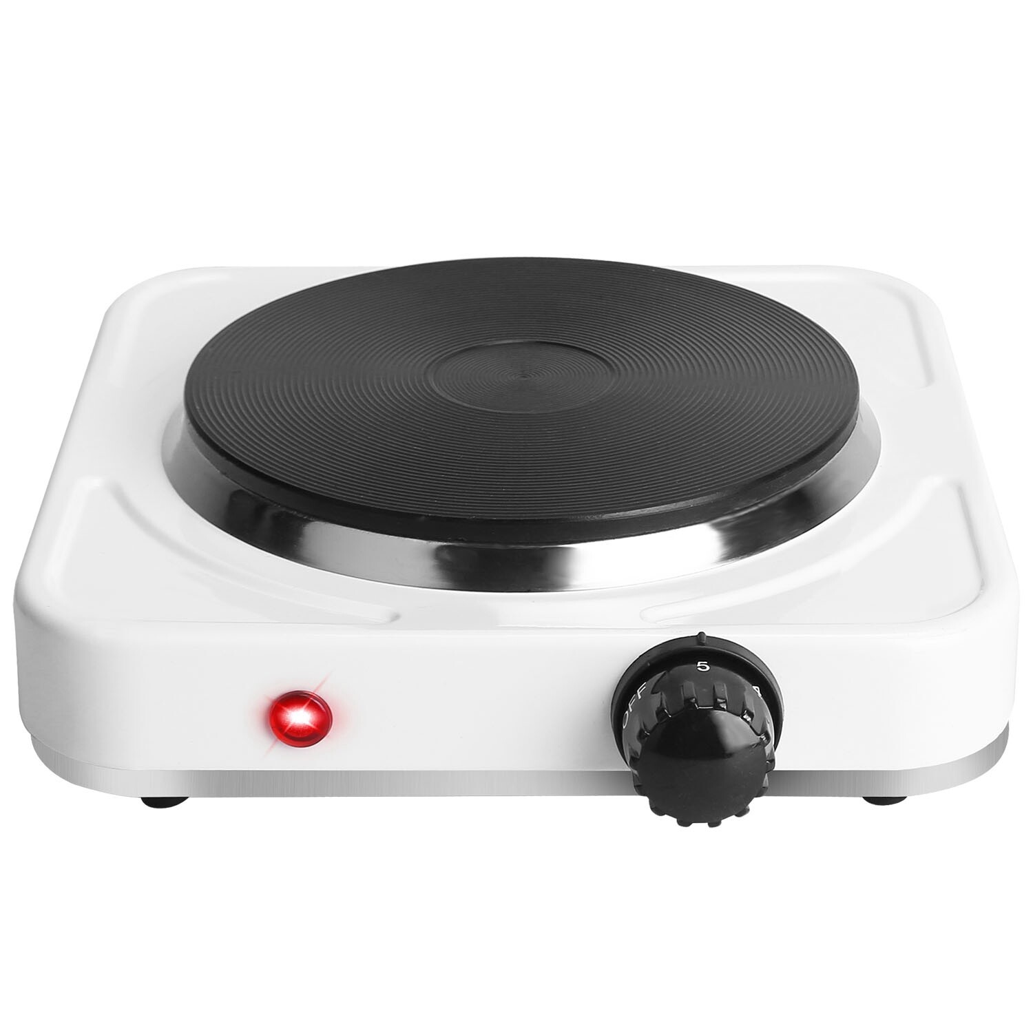 ♨️1500W Portable Single Electric Burner Hot Plate Camping Stove Adjustable 110V