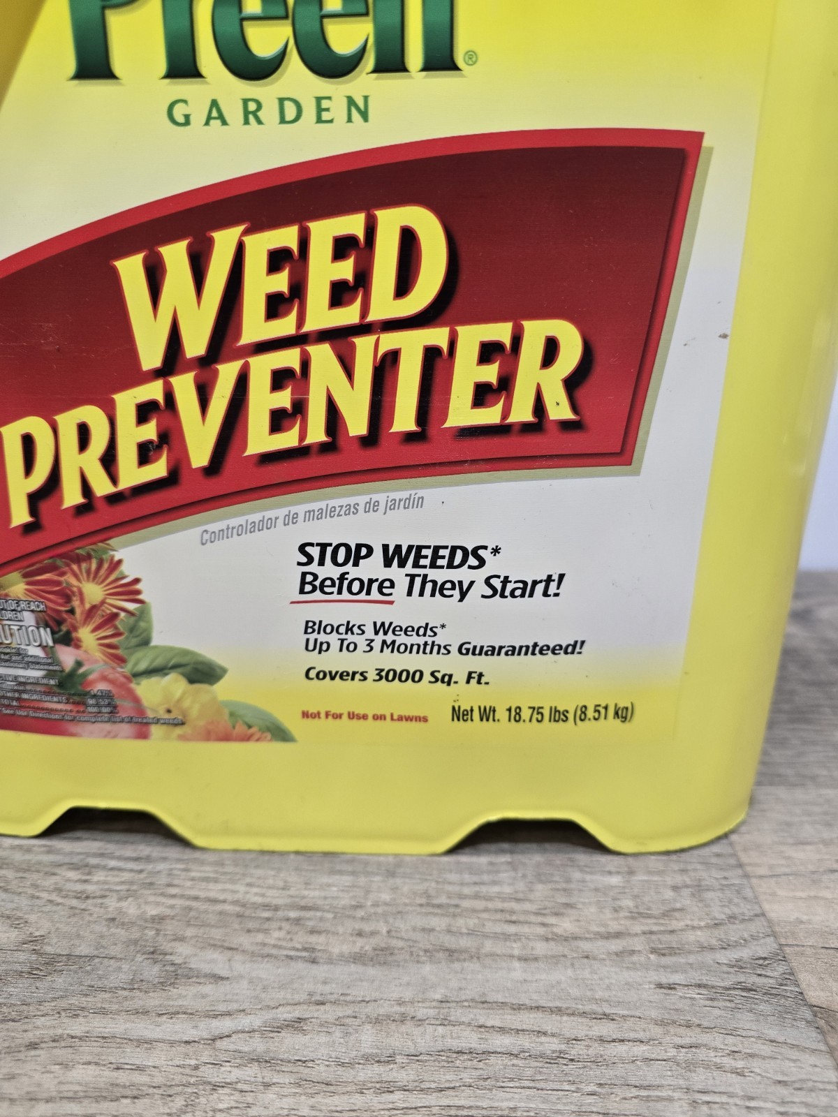 Preen Garden Weed Preventer Blocks Weeds up to 3 Months (18.75 LBS, 3000 ft²)