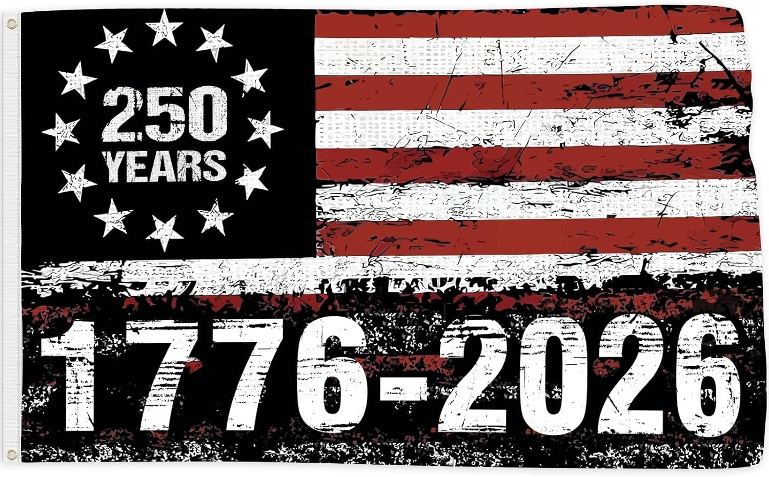 250 Years America Flag, 3X5 Ft, USA 250Th Anniversary Patriotic Design,1776-2026