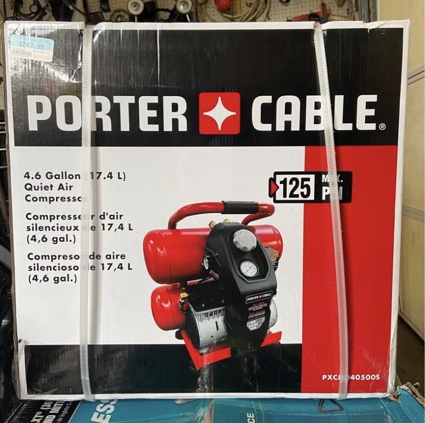 Porter Cable Air Compressor 4.6 Gallon PCCM04500S