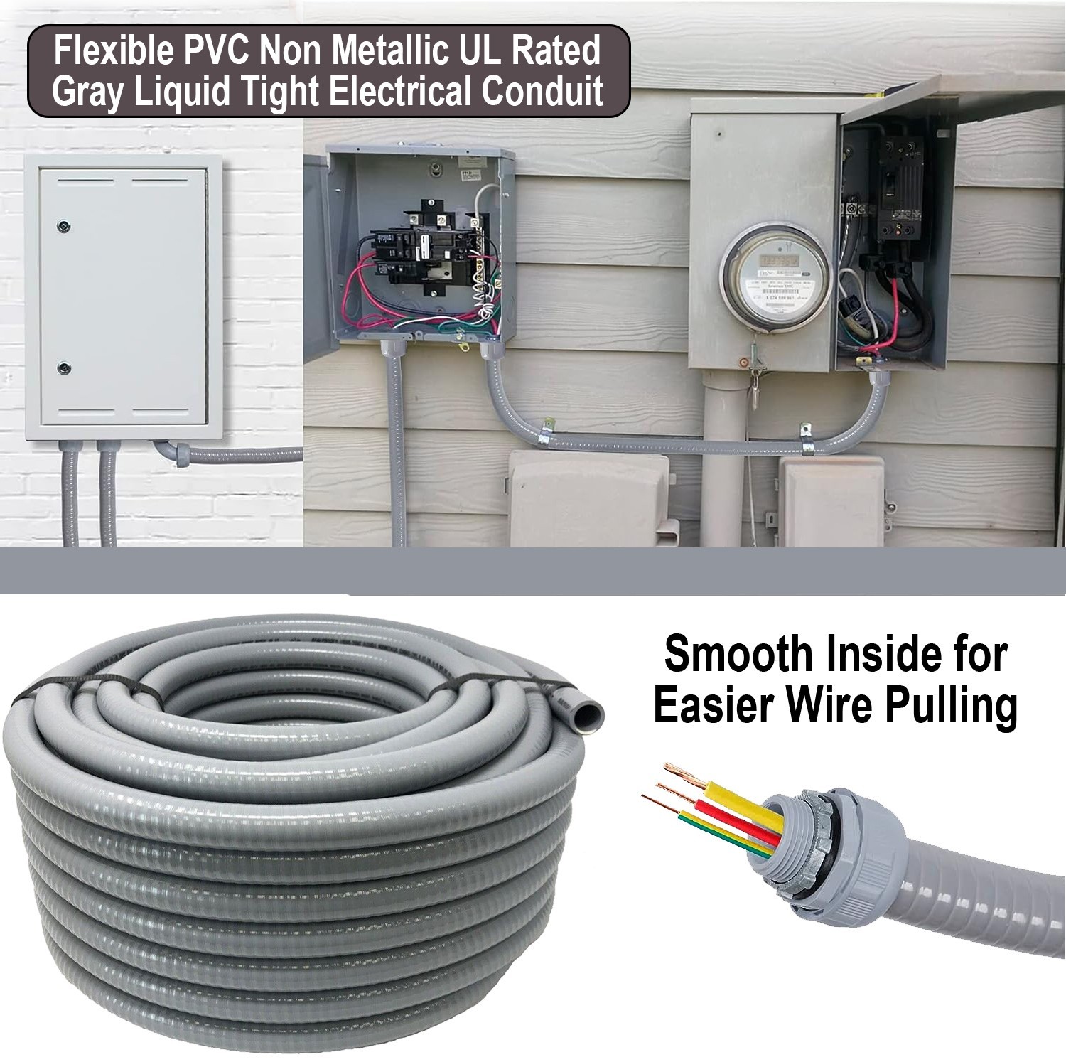 Flexible Liquid Tight, Non-Metallic Electrical Conduit – UL Listed