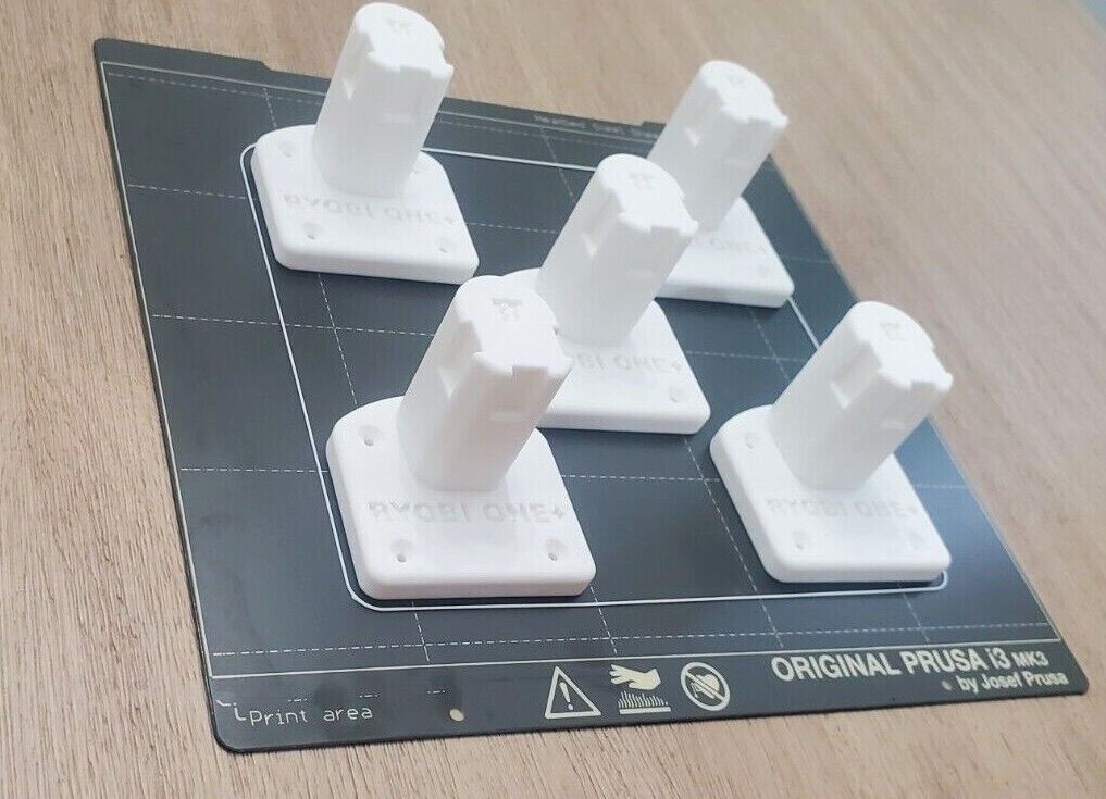 RYOBI One Tool Holder Wall Mount Organizer Tool 5 Pack 3D Printed