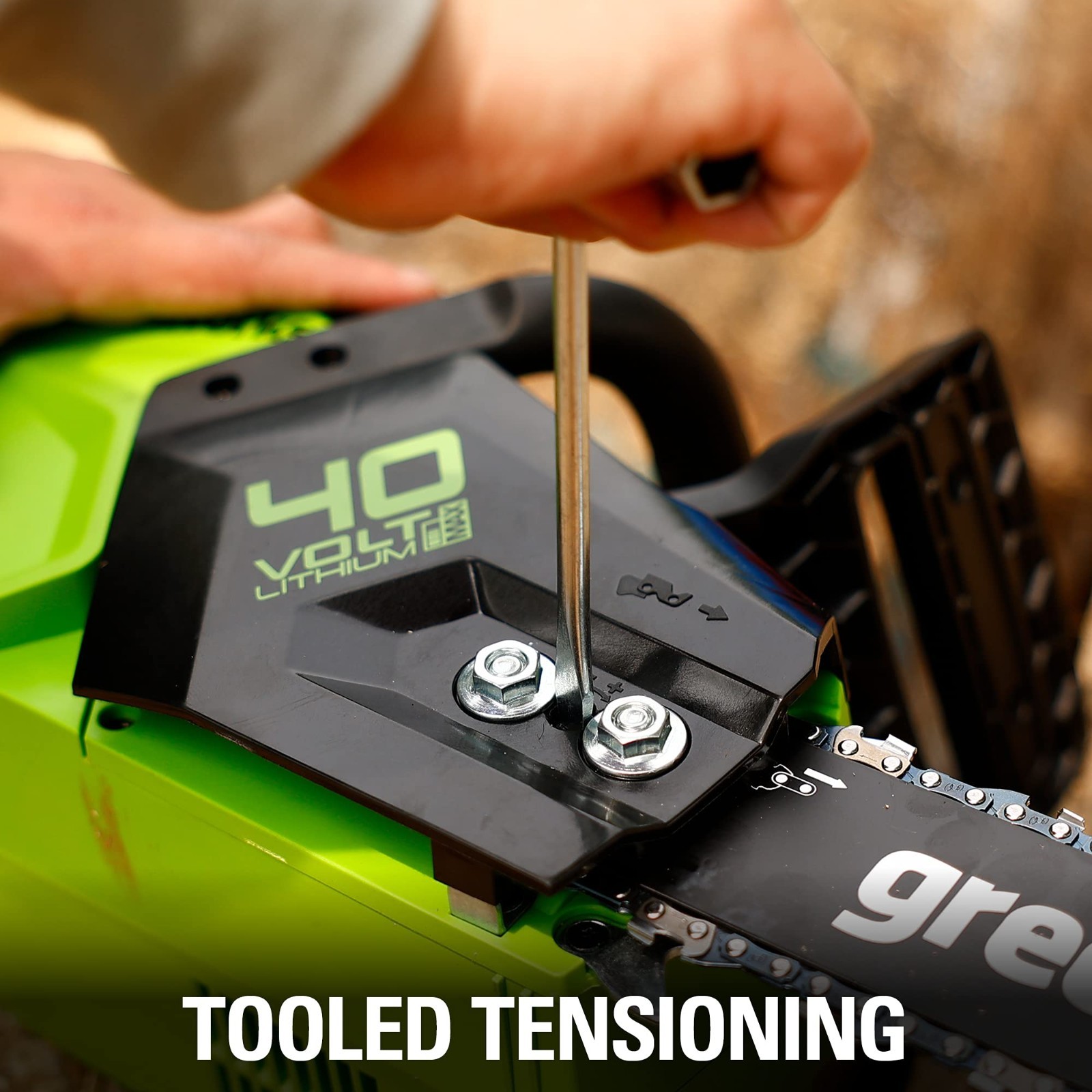 Greenworks 40V 14 inch 1500W Cordless Chainsaw Gen1.5 CS40L01 – Tool Only