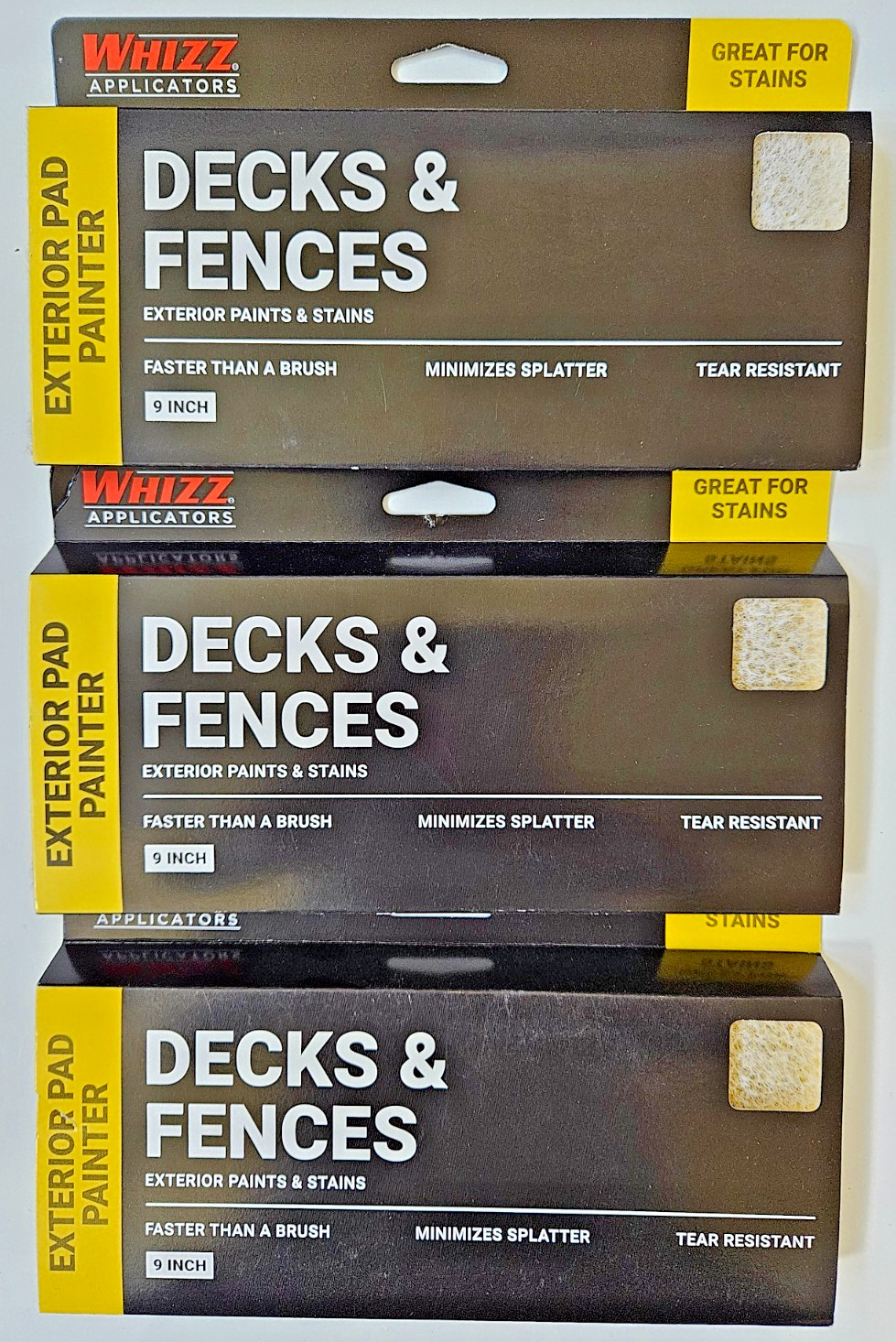 WHIZZ 0.75-in x 9-in Plastic Stain pad 3 Pack