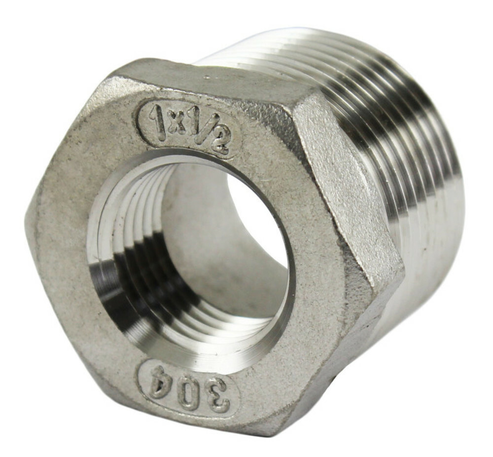 Bushing, Stainless Steel Pipe Fittings NPT SCH 40 SS SUS304