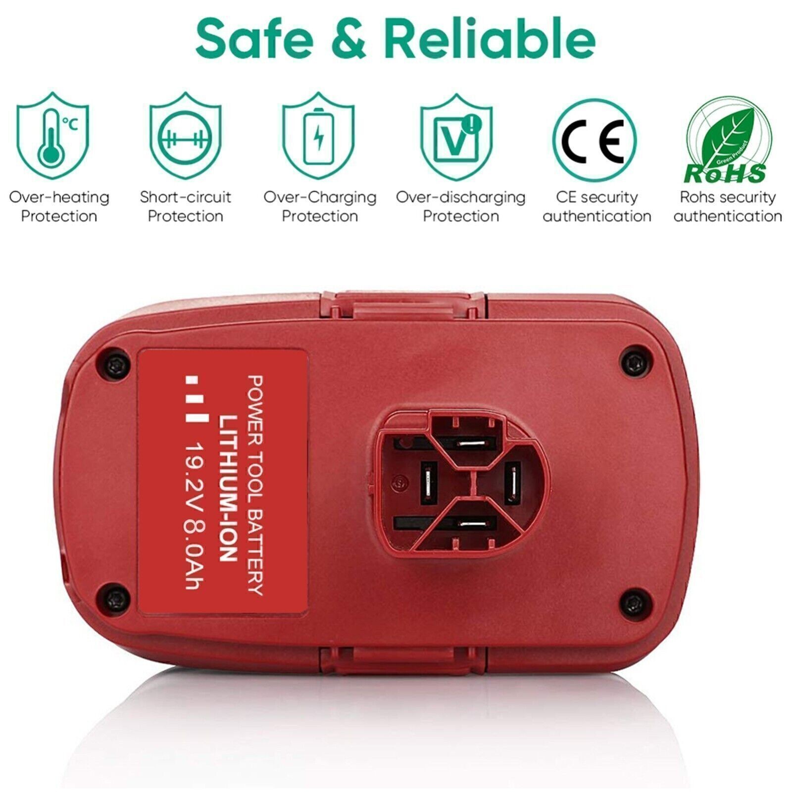 1-4X 8.0AH For CRAFTSMAN 19.2VOLT C3 LITHIUM DIEHARD BATTERY 315.PP2011 11375