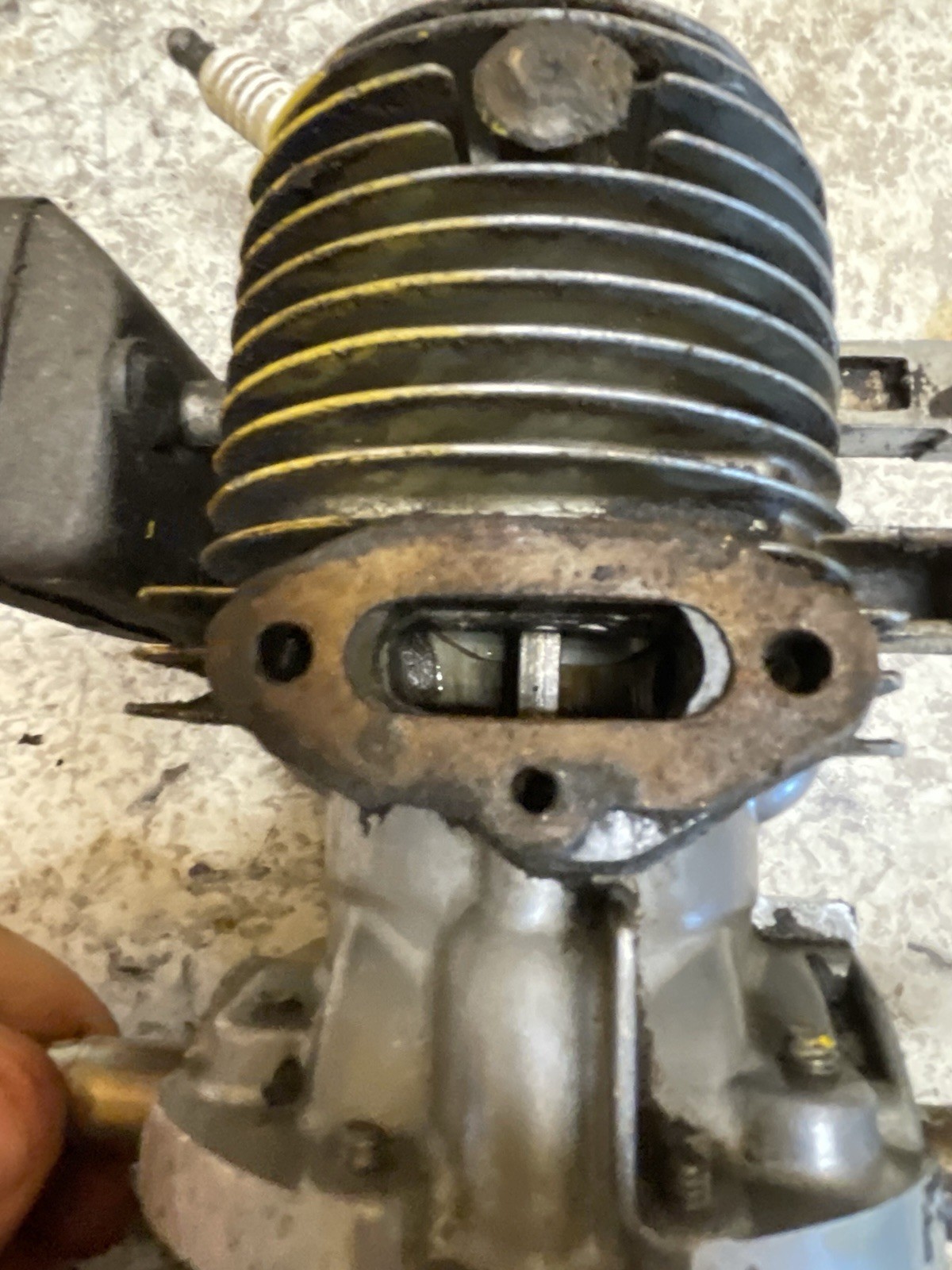 OEM Vintage McCulloch Chainsaw Engine, Untested, Unknown Model, Spins Freely