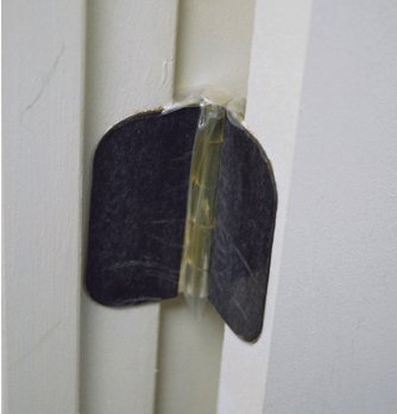 Magnetic Door Hinge Masking Shields for Painting – 3.5″ for Residential Doors…