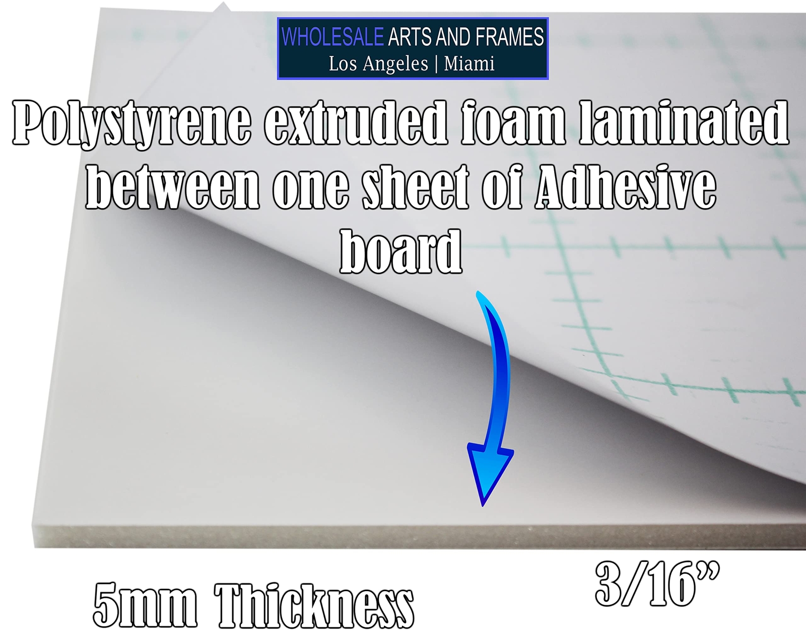 White Adhesive Foam Core Boards 16×20 20×30 24×36 30×40 32×40 Poster Backing