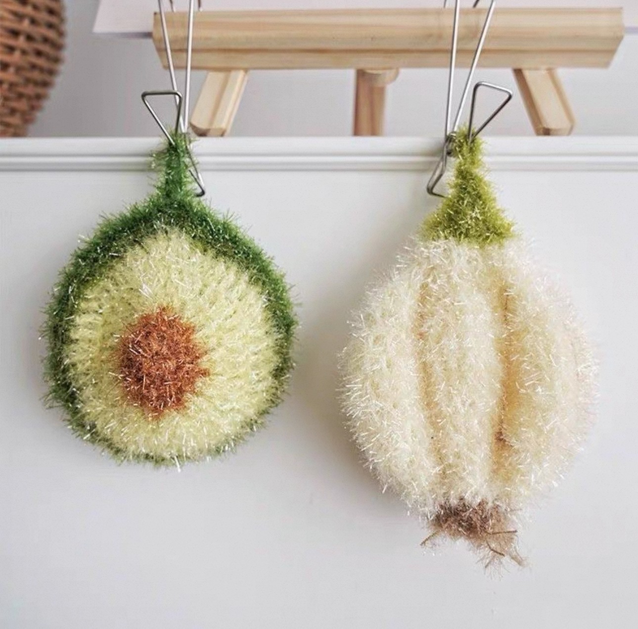 Toast, avocado, dishwashing towel, easy to clean kitchen cleaning cloth