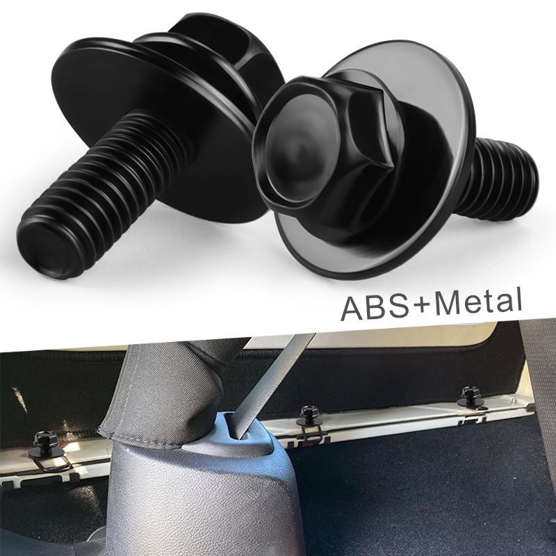 Car Body Bolts Screws Kit Fastener Fender M6-1.0x16mm Long-10mm Hex-17mm Washer
