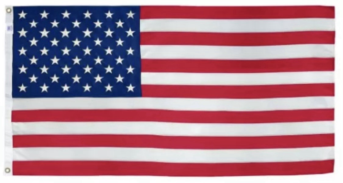 Premium 3×5 American Flag -*100% Made in USA*- Embroidered Stars & Sewn Stripes