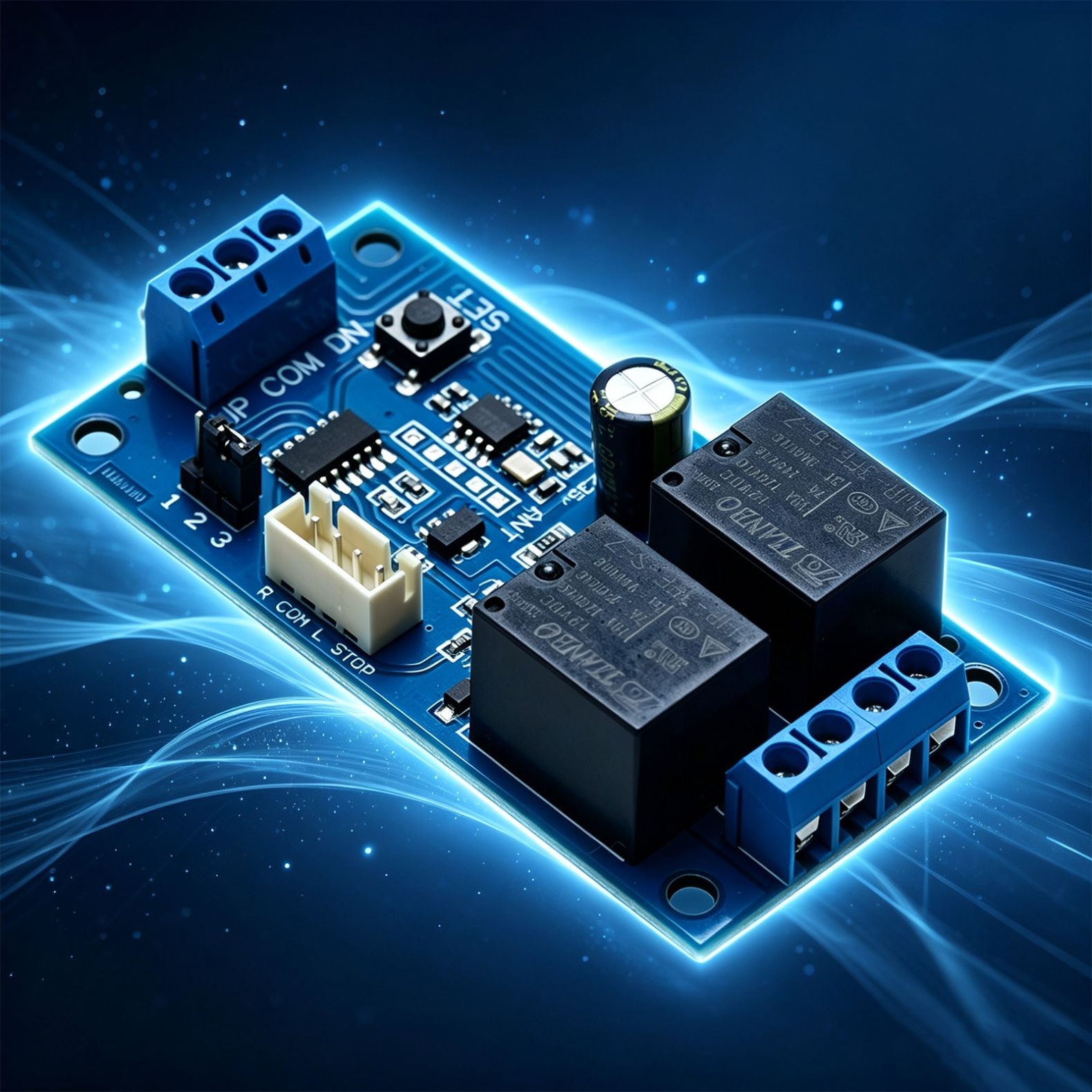 Motor Wireless Remote 12V Switch 2 Channel RF433MHz Universal Remote Control qq