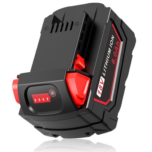 2PACK 8.0AH Battery For Milwaukee for M18 Lithium 18V Li-Ion Extended 48-11-1860