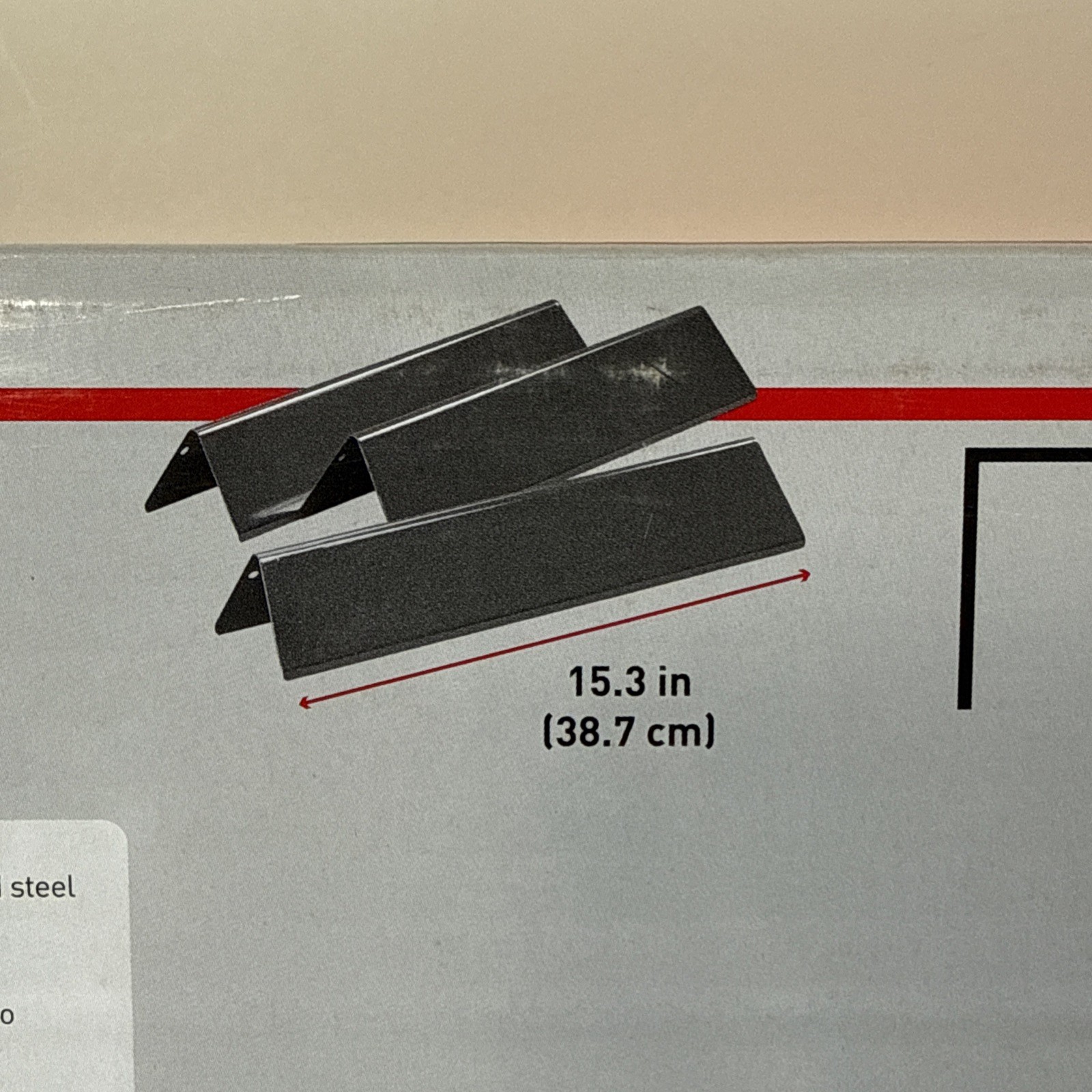 Weber 7635 Replacement Flavorizer Bars, 15.3 in for Spirit 200 Series Grill